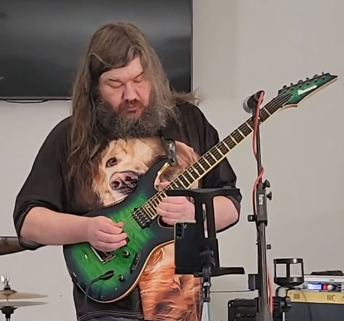 Playing Guitar